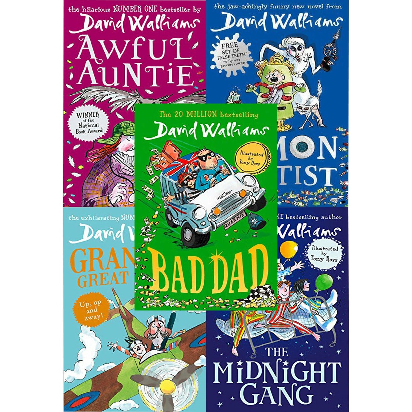 The World Of David Walliams Bestselling Series Collection 15 Books Set The Beast of Buckingham Palace