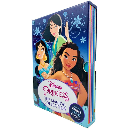 Disney Princess The Magical Collection 8 Books Box Set (Moana, Mulan, Pocahontas, Tiana, Ariel, Belle, Cinderella & Jasmine)