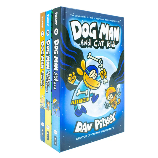 Dog Man: The Cat Kid Collection: From the Creator of Captain Underpants (Dog Man #4-6 Box Set): Dog Man and Cat Kid / Dog Man Lord of the Fleas / Dog Man Brawl of the Wild