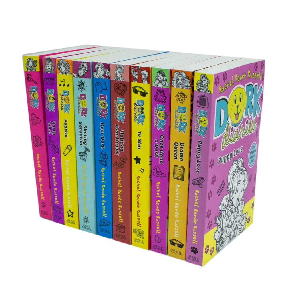 Rachel Renee Russell Dork Diaries Series 10 Books Set