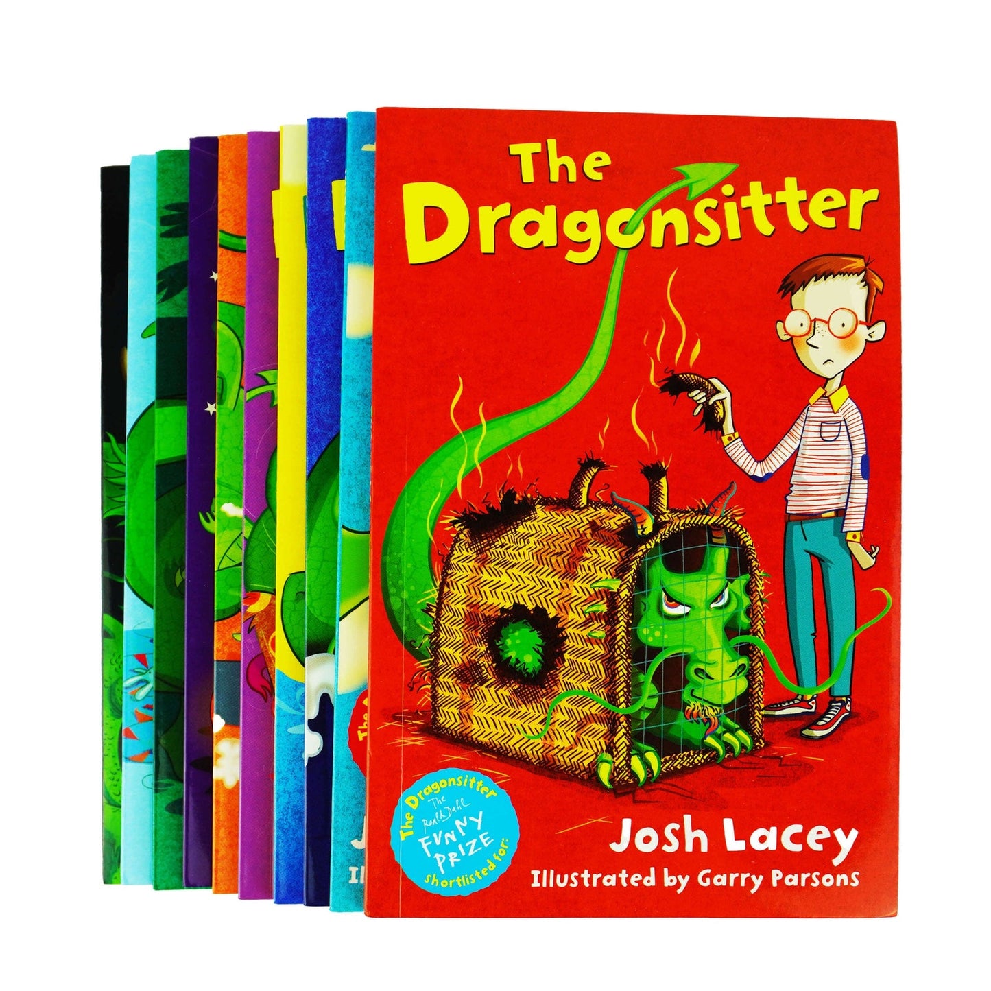 The Dragonsitter Series Collection 10 Books Set by Josh Lacey (The Dragonsitter, The Dragonsitter Takes Off, The Dragonsitter's Castle, The Dragonsitter's Island, The Dragonsitters Party & More)