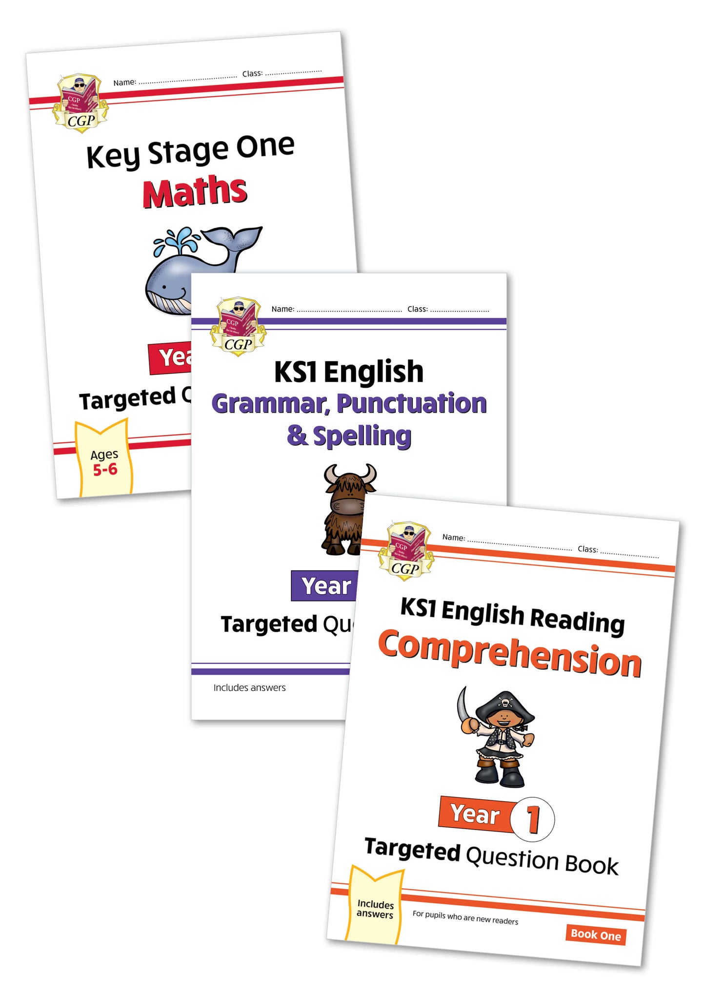 KS1 Year 1 English & Maths Essentials Bundle (3 books)