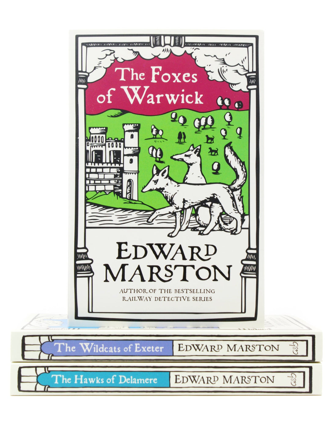 Edward Marston Domesday Series Collection 3 Books Set Books 7-9( The Foxes of Warwick,The Wildcats of Exeter,The Hawks of Delamere)