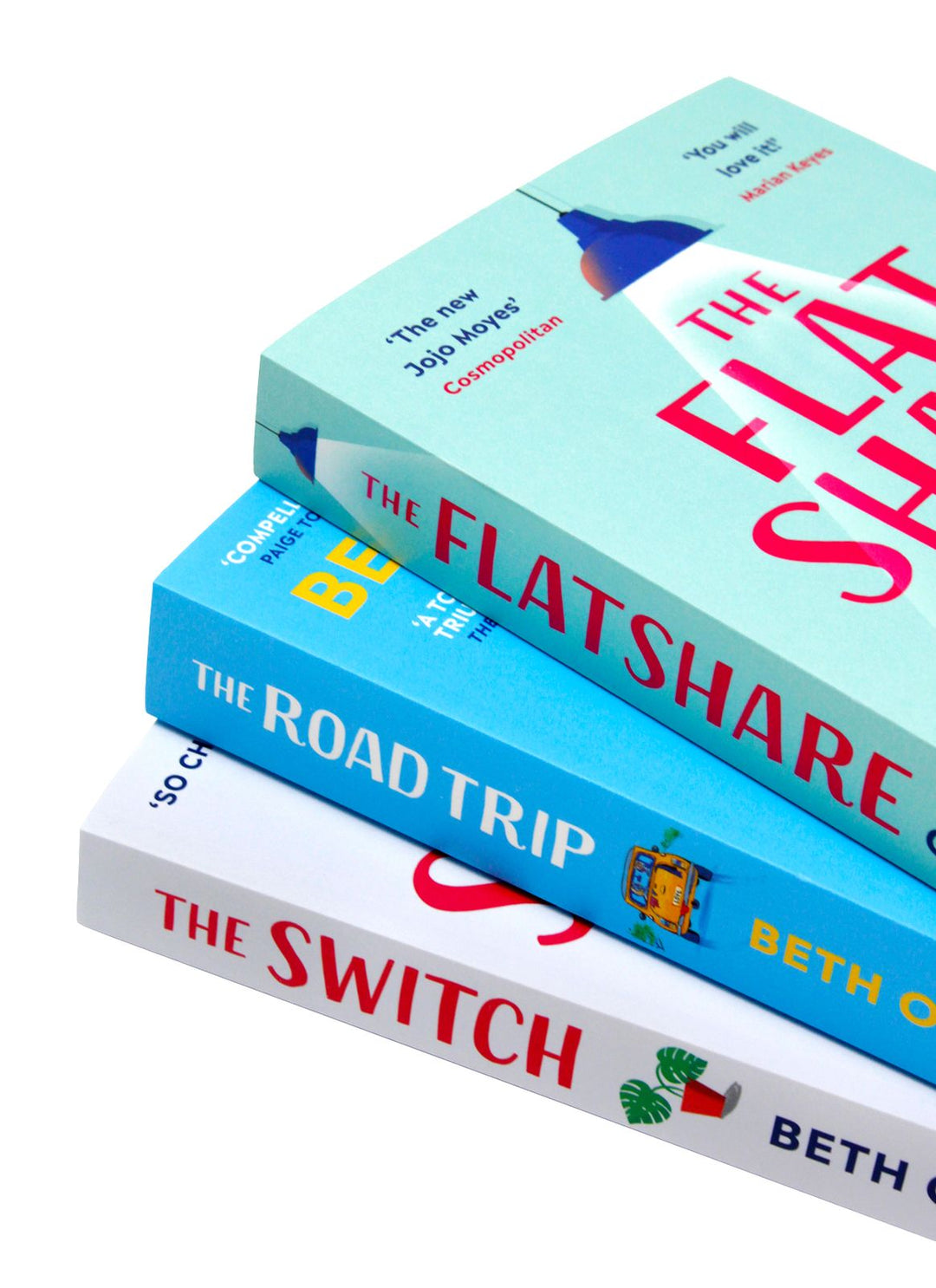 Σετ συλλογής βιβλίων Beth O Leary 3 (The Flatshare, The Road Trip, The Switch)