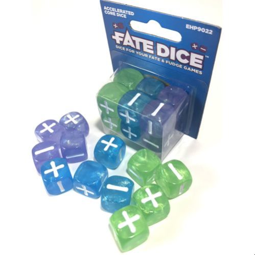 Fate Dice: Accelerated Core (12 Dice)