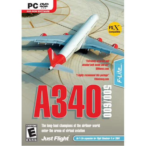 Flight Simulator X: A340500/600 Expansion – PC