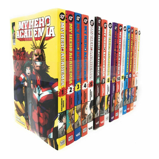 My Hero Academia Series Vol 1-15 Collection Book Set Kohei Horikoshi Manga Anime