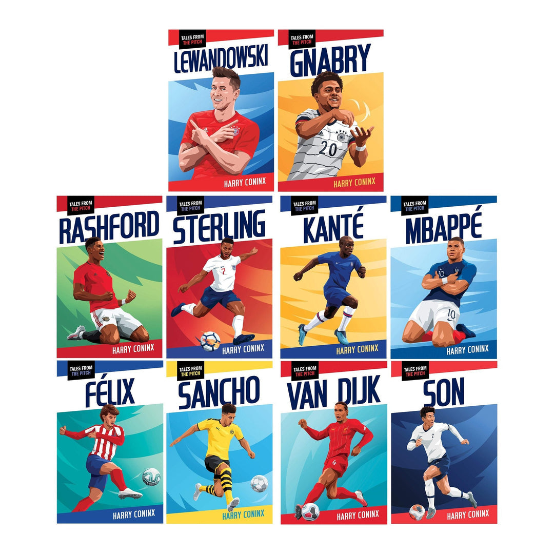 Tales from the Pitch Football Superstar Heroes Set 1: 10 Books Collection set by Harry Coninx &amp; Matt Carver