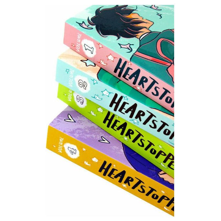 Heartstopper Series Volume 1-4 Books Collection set by Alice Oseman