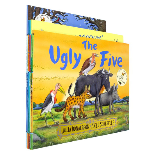 Julia Donaldson The Ugly 5 Books Collection Set (Ugly, Stick, Tiddler, Scarecrow, Doctors)