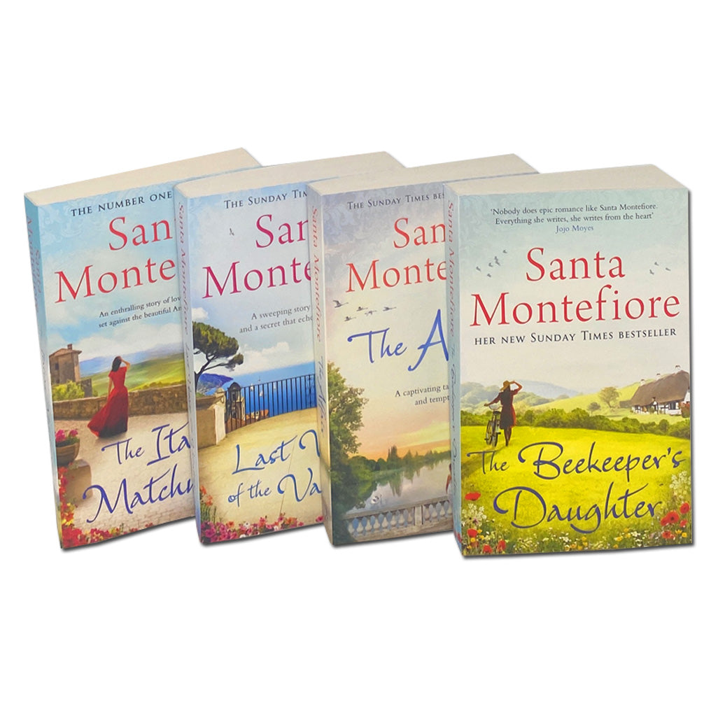 Santa Montefiore Collection 4 Book Set Inc The Affair, Italian Match Maker