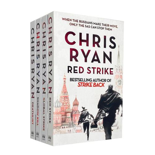 Крис Райан Ответный удар Триллер 4 Книги Коллекция Набор - Deathlist, Shadow Kill, Global Strike, Red Strike