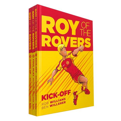 Roy Of The Rovers Graphic Novel 3 Books collection set Kick-off Foul Play Going Up