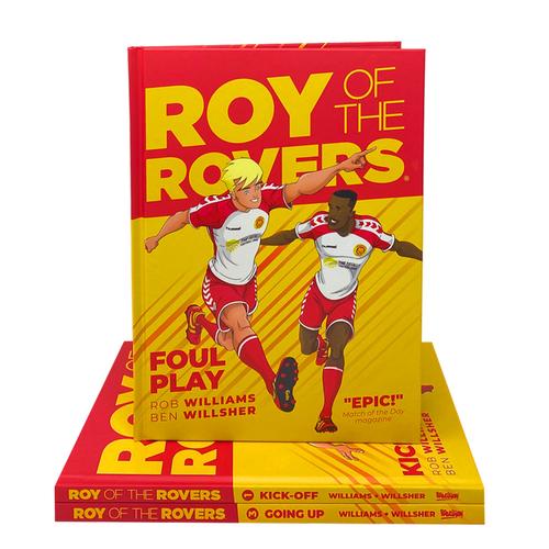 Roy Of The Rovers Graphic Novel 3 Books collection set Kick-off Foul Play Going Up