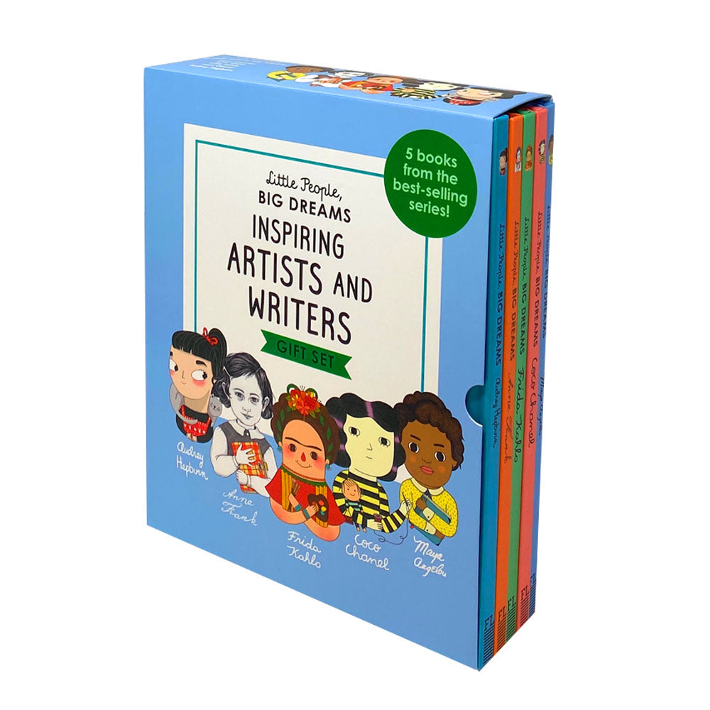 Little People, Big Dreams Inspiring Artists & Writers 5 Books Collection Box Set