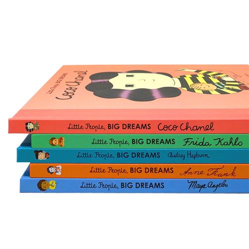 Little People, Big Dreams Inspiring Artists and Writers Gift 5 Books Box Collection Set