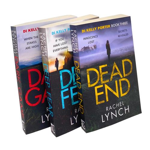 Rachel Lynch Series Di Kelly Porter 3 Books Collection Set Dark Games Deep Fear Dead End