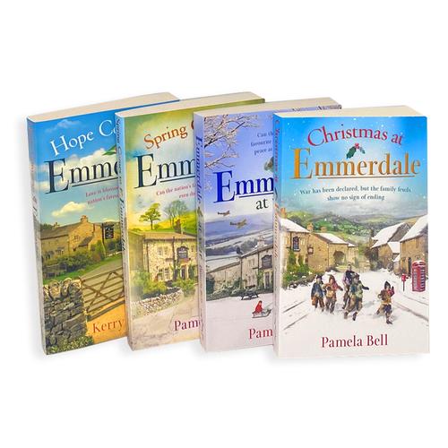 Emmerdale Book Series 4 Books Collection Set by Pamela & Kerry Bell (Hope Comes To, At War, Christmas At, Spring Comes To)