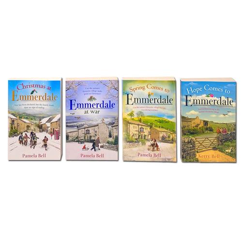 Emmerdale Book Series 4 Books Collection Set by Pamela & Kerry Bell (Hope Comes To, At War, Christmas At, Spring Comes To)