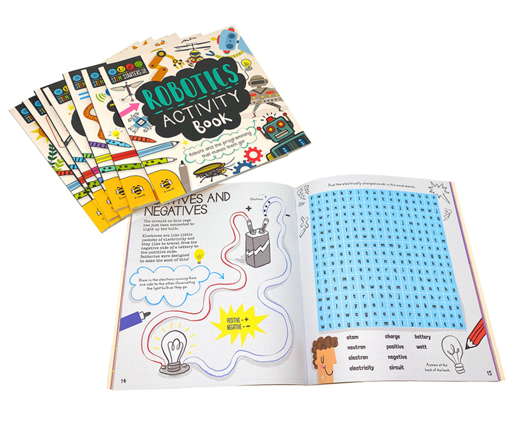 Stem Educational Activity 8 books set, Stem Starters For Kids, Maths, Engineering, Meteorology,...