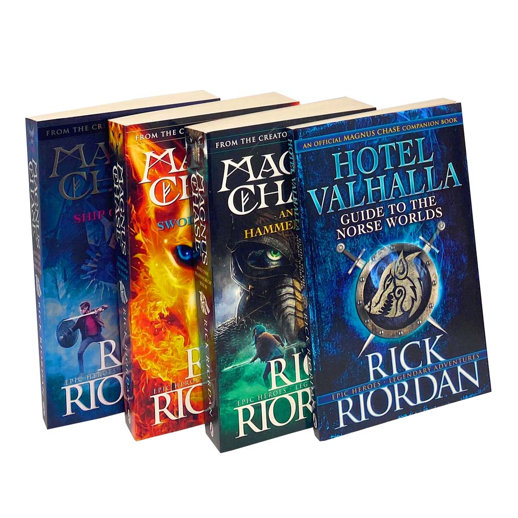 Magnus Chase 4 Books Set Collection by Rick Riordan