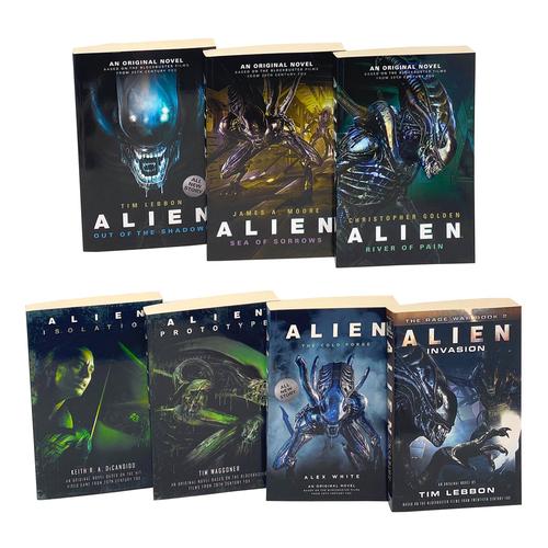 Alien Series 7 Books Collection Set (Out of the Shadows, Sea of Soccows, River of Pain, Invasion, Cold Forge, Prototype & Isolation)