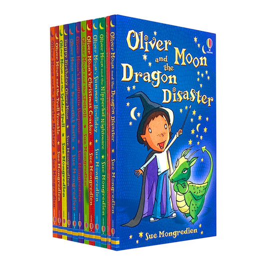 Oliver Moon Junior Wizard Series Collection 12 Books Set by Sue Mongredien