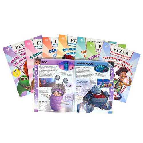 Pixar The Ultimate Collection Box Set из 8 книг (Храбрая сердцем, Вверх, Тачки, Суперсемейка, Корпорация монстров, Немо, Дори, История игрушек и многое другое!)