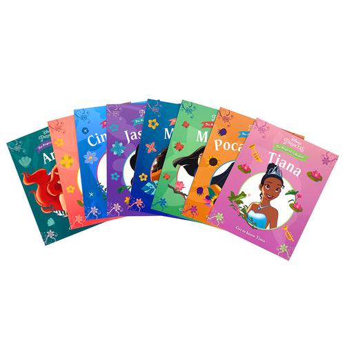 Disney Princess The Magical Collection 8 Books Box Set (Moana, Mulan, Pocahontas, Tiana, Ariel, Belle, Cinderella & Jasmine)