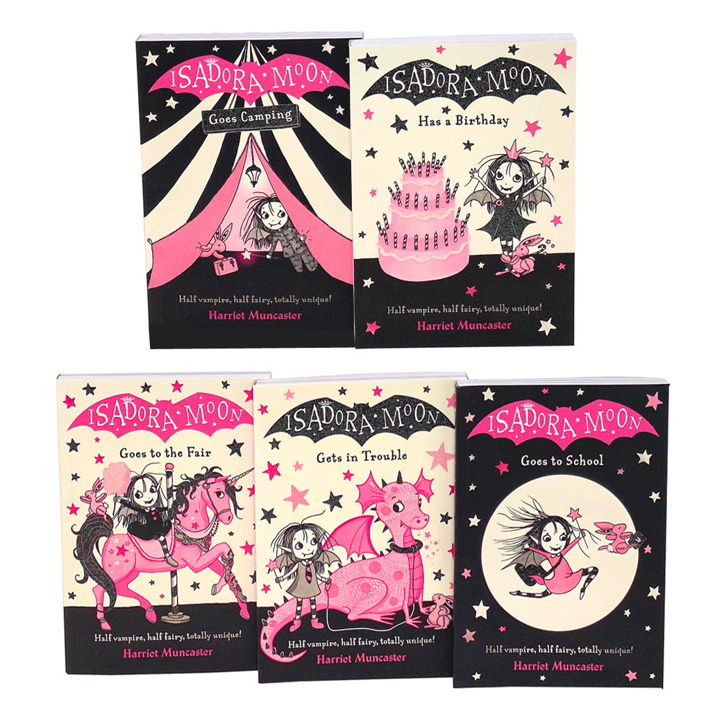 Isadora Moon 5 Books Children Collection Pack Paperback Set By Harriet Muncaster