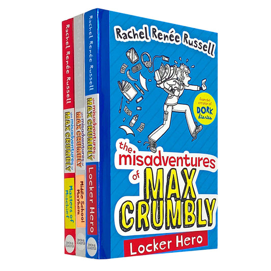 The Misadventures of Max Crumbly Series 3 Books Collection Set By Rachel Renee