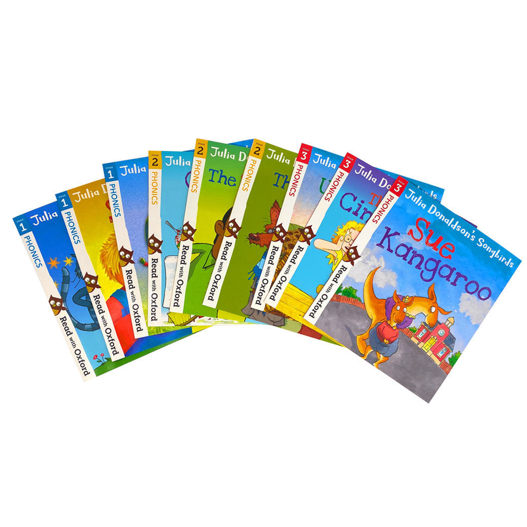 Julia Donaldson's Songbirds Phonics Collection – 36 Books (Stages 1-4)! Engaging Stories to Boost Literacy & Learning, Perfect for aged 4-7 years