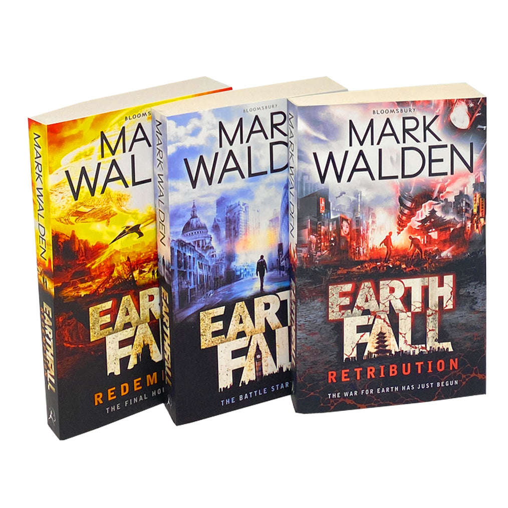 Mark Walden Earthfall Series Collection 3 Books contain Earthfall, Retribution, Redemption