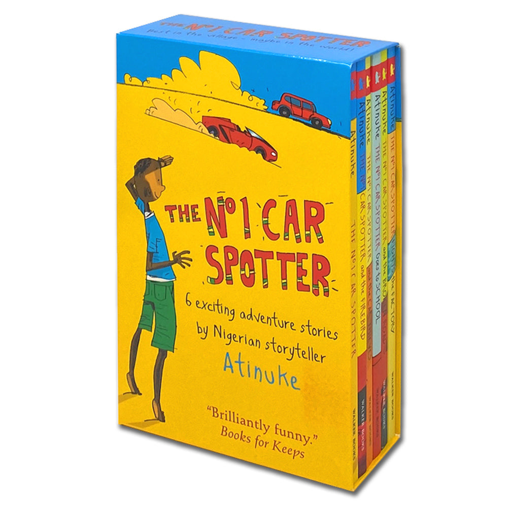 The No. 1 Car Spotter Series 6 Books Collection Box Set by Atinuke