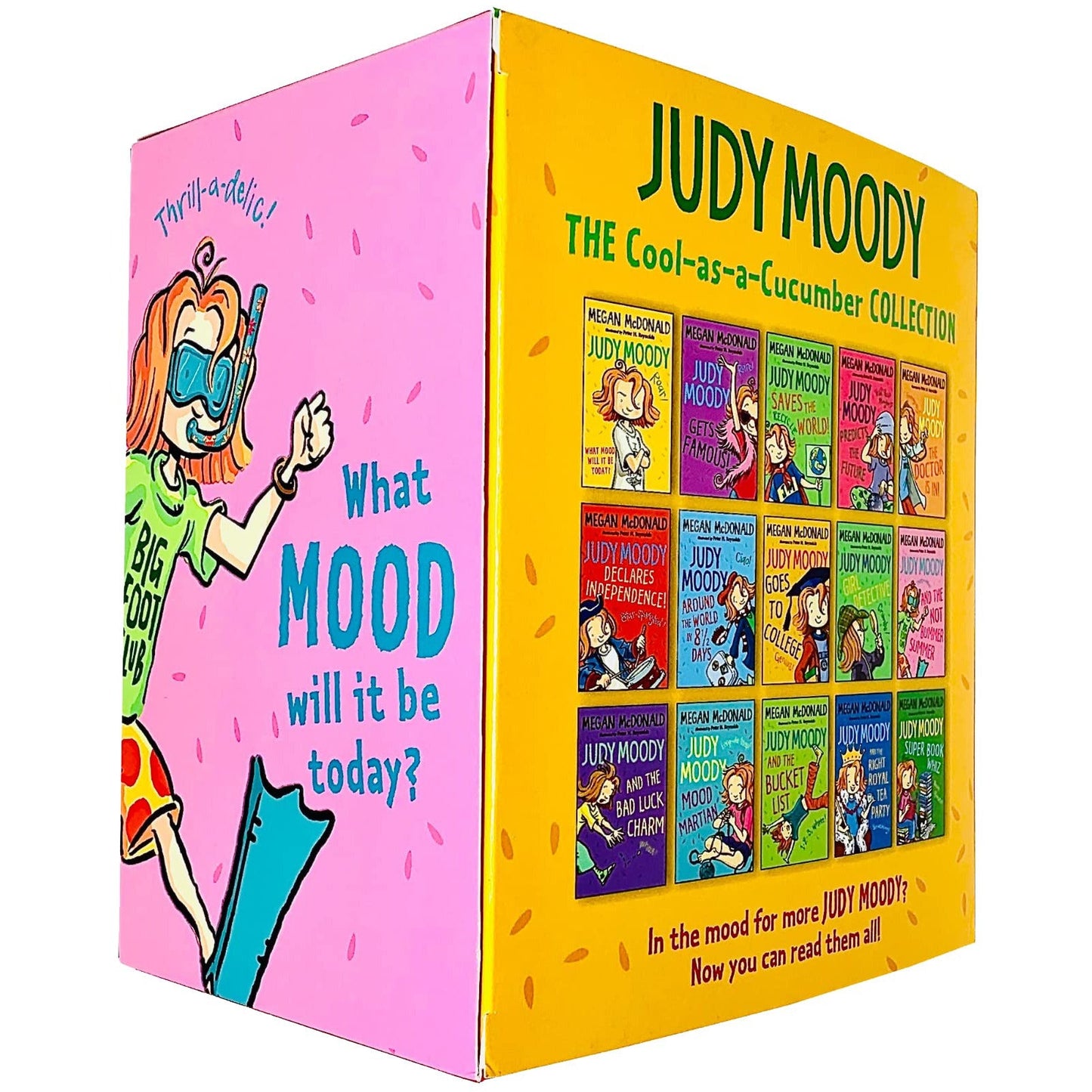 Judy Moody 15 Books Collection Box Set By Megan McDonald (Judy Moody, Get Famous!, Saves The World!, Predicts The Future, The Doctor is In!, Declares Independence! & More)