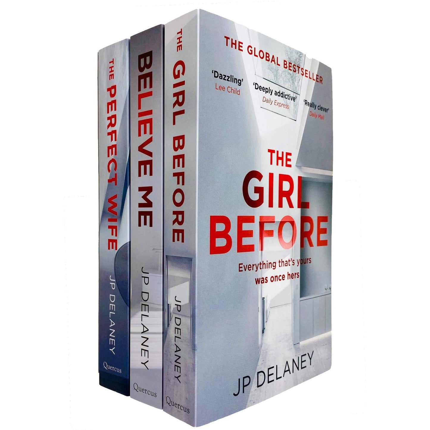 JP Delaney Collection 3 Books Set - Believe Me, The Girl Before, The Perfect Wife