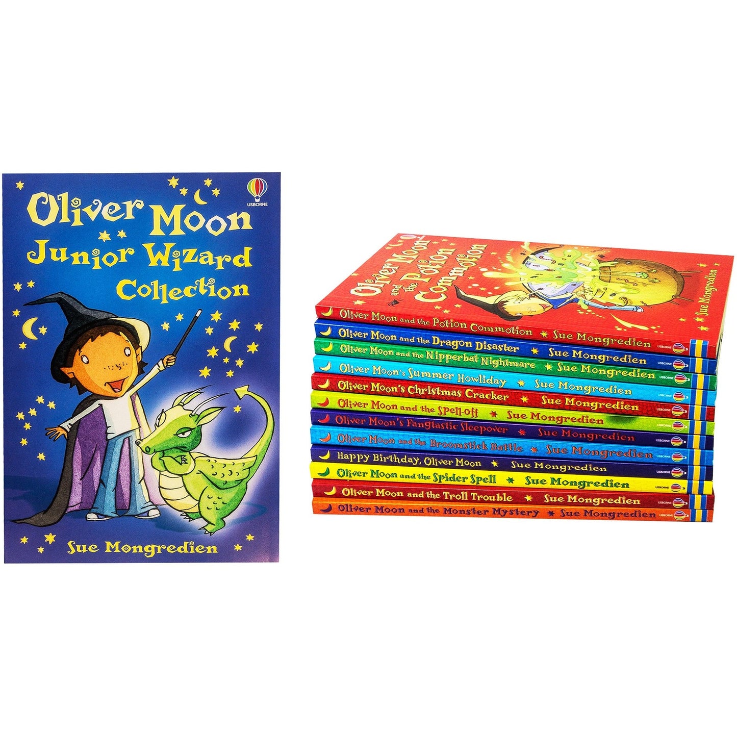 Oliver Moon Junior Wizard Collection 12 Books Set by Sue Mongredien