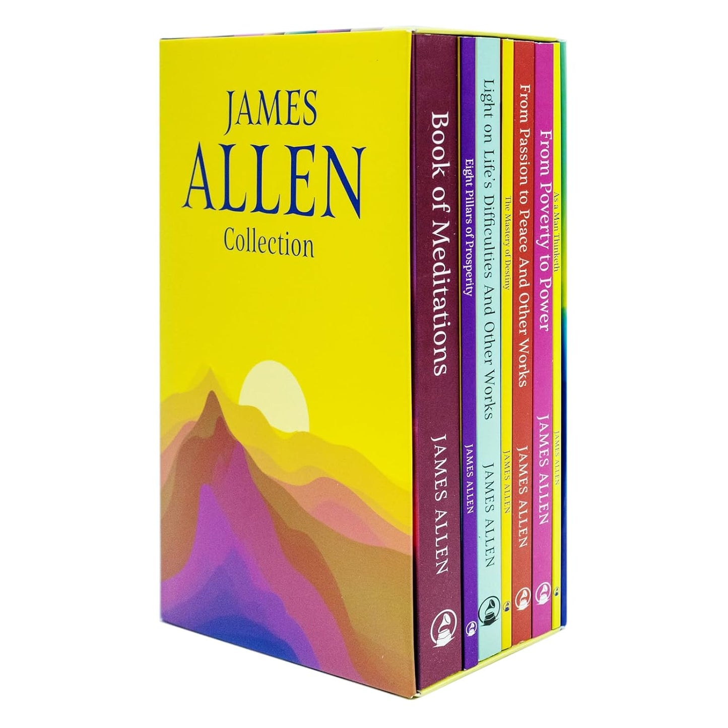 James Allen 7 Self-improvement and Spiritual Growth Book Set Collection: As a Man Thinketh, The Mastery of Destiny, Eight Pillars of Prosperity, Book of Meditations & Others (James Allen Series)