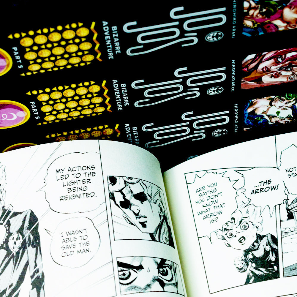 JoJo's Bizarre Adventure Part 5- Golden Wind Series 5 Books Collection Set by Hirohiko Araki