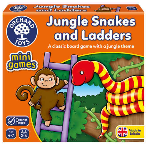 Jungle Snakes & Ladders Mini Game