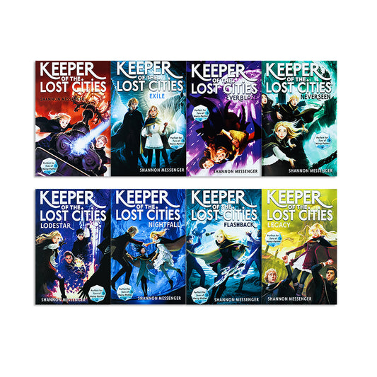 Keeper of the Lost Cities Collection 8 Books Set by Shannon Messenger – Fantasy Adventure Series, Magical Worlds & Beloved Characters for Young Readers 10+