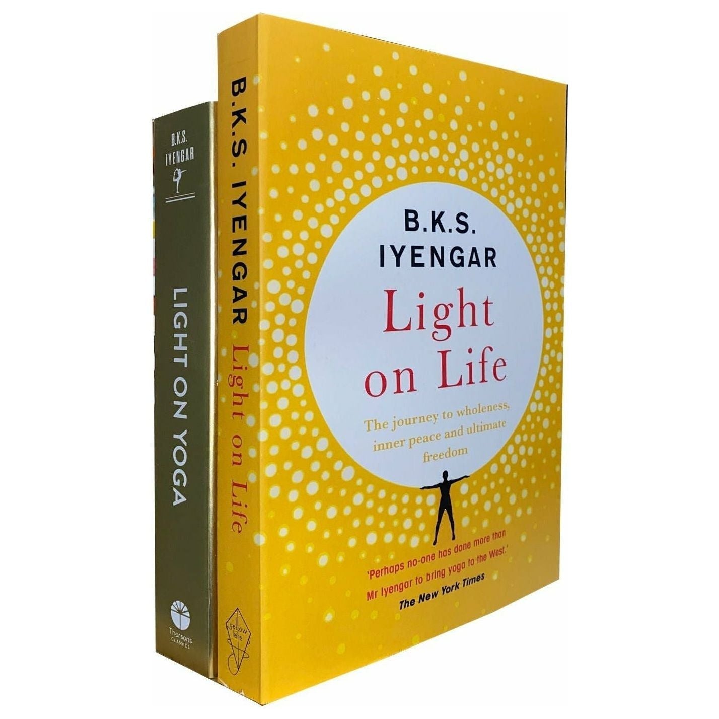 Light on Yoga & Light on Life 2 Books Collection Set by B.K.S. Iyengar