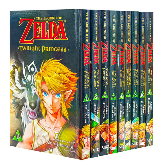 The Legend Of Zelda Twilight Princess Vol 1,2,3,5,6,7,8,10,11 Collection 9 Books Set By Akira Himekawa