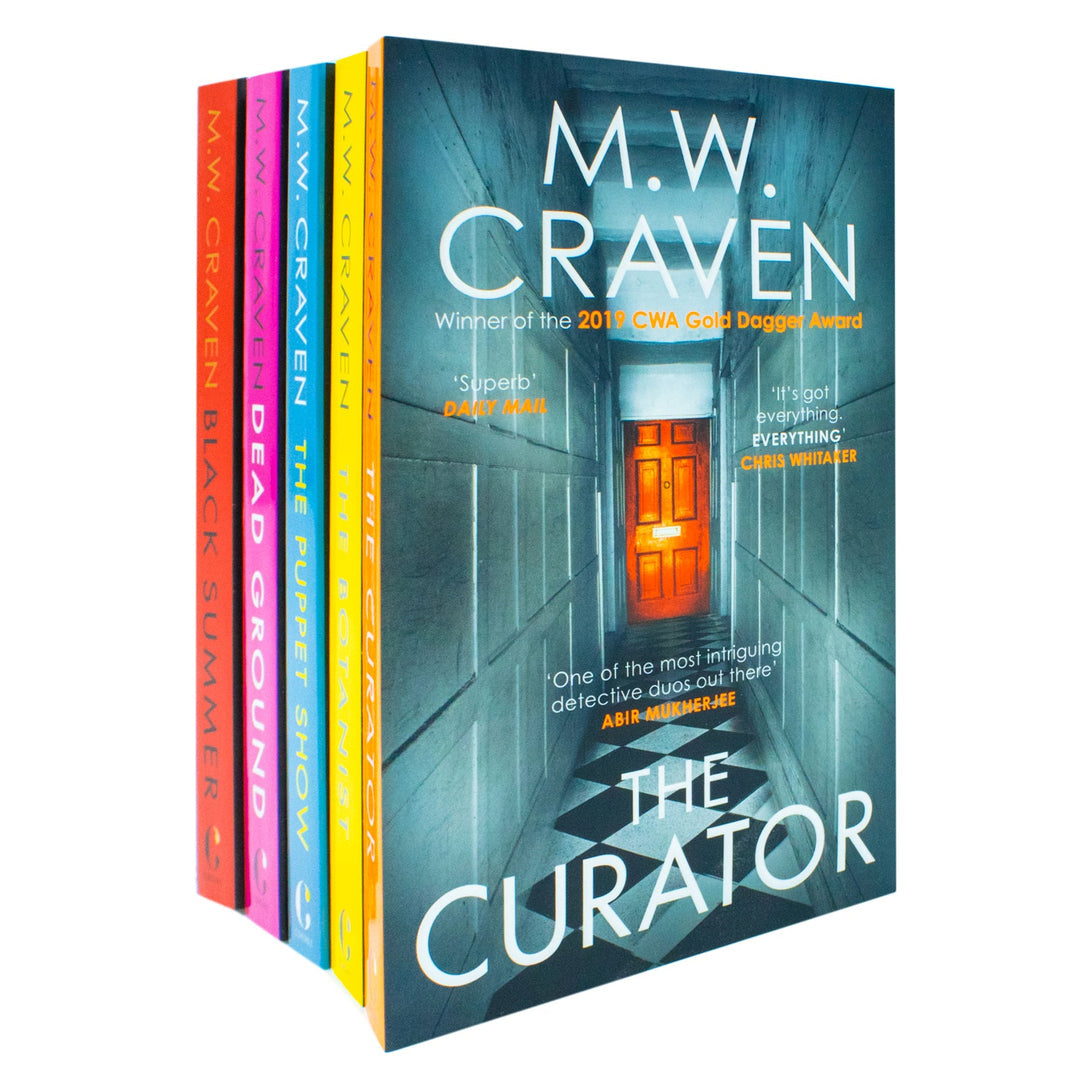 M. W. Craven 5 Book Set [The Curator.The Botanist.The Puppet Show.Dead Ground.Black Summer]