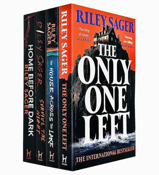 Riley Sager Collection 4 Books Set (Home Before Dark, Survive The Night, The House Across The Lake & The Only One Left)