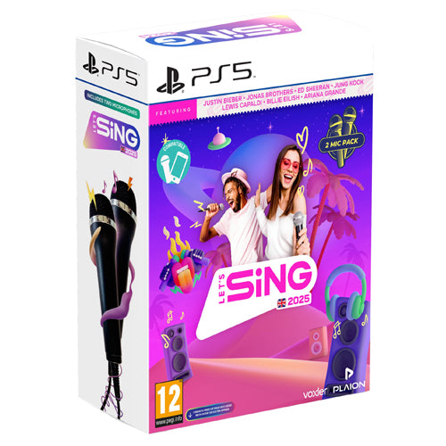 Let’s Sing 2025 – UK Version (+ 2 Mics) – PS5