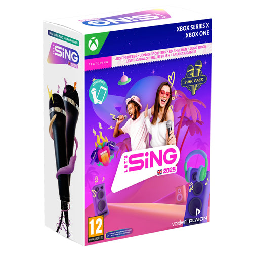 Let’s Sing 2025 – UK Version (+ 2 Mics) – Xbox Series X/S