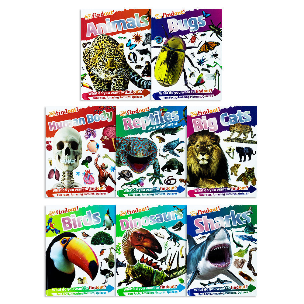 DK Findout The Living World 8 books box set