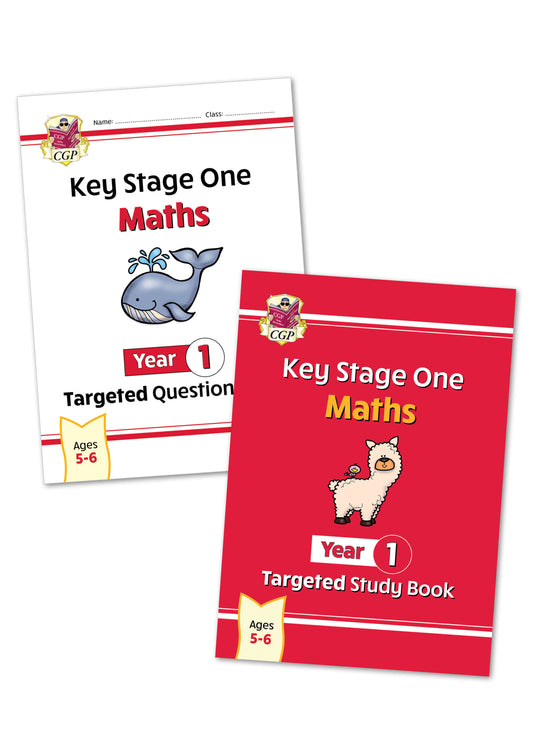 KS1 Maths Targeted Study and Question Book Bundle - Year 1