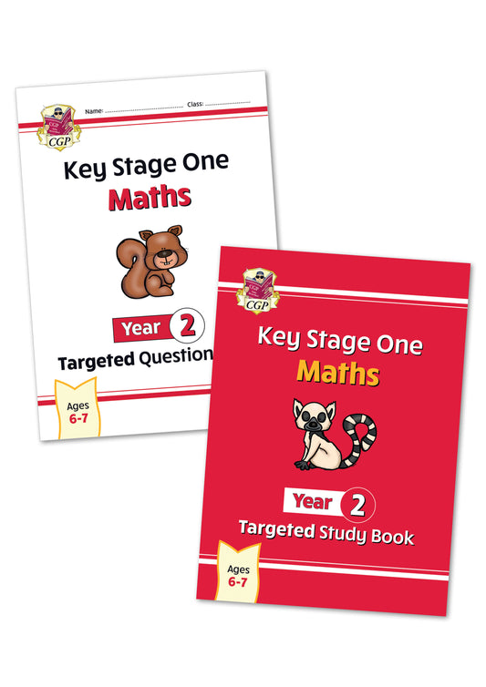 KS1 Maths Targeted Study and Question Book Bundle - Year 2